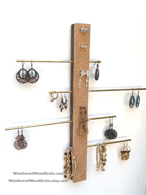 Cork Earring Holder - Etsy