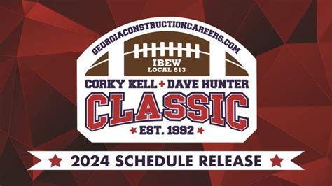 Corky kell classic 2023 tv schedule. The second Corky Kell matchup in Rome on Friday, Aug. 19 will take place at 5:30 pm with Cass taking on Kennesaw Mountain. Each team will make the brief trip to compete in their first-ever Corky Kell competition. Cass comes off a 5-6 season, which saw them lose to St. Pius X in the first round of the Class 5A playoffs (42-9). 