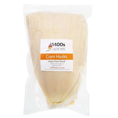 Corn Husks for Tamales - Hojas para Tamal - 6 oz 6 oz