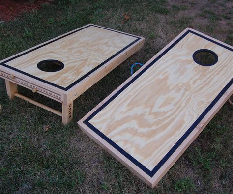 Corn hole board plans. Today I show you how I made a pair of easy to carry kid sized corn hole boards out of a 1/4 sheet of 3/4" plywood.Full Plans on my website: www.funwithwoodwo... 