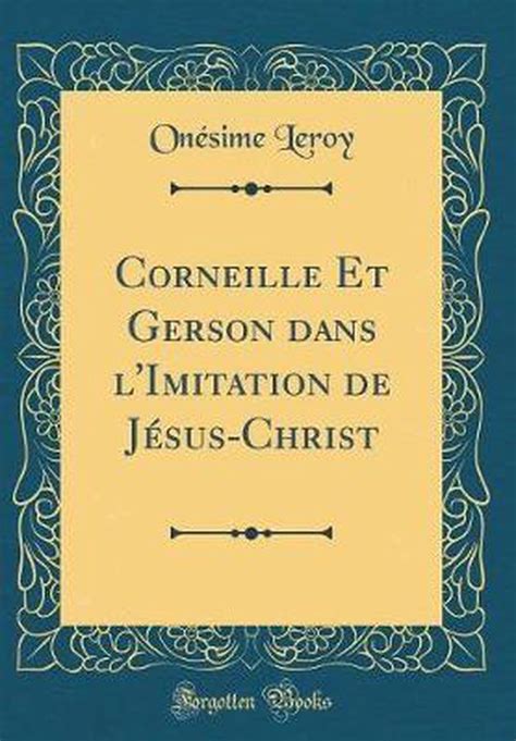 Corneille et gerson dans l'imitation de jésus christ. - Gsx 1100 f manual 88 suzuki.