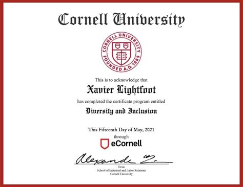 Cornell university online masters. No. A certificate from Cornell is a professional credential that does not carry academic credit. Should you be interested in Cornell’s academic degree programs, please note that these programs have specific admissions requirements, including undergraduate degree completion, graduate entrance exams, and other academic prerequisites, which is not … 