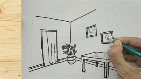 Corner Of A Room Drawing