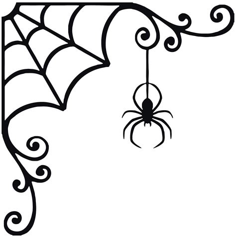 Corner Spider Web Design