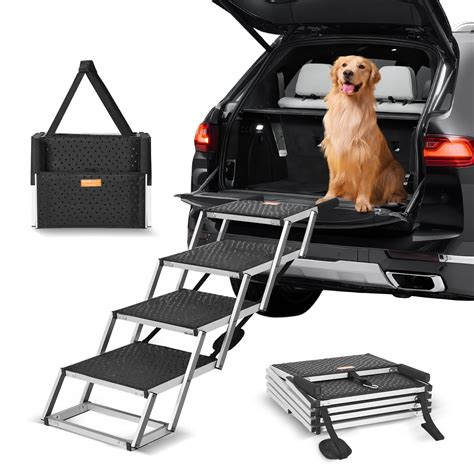 Corner dog steps.  The lightweight and portable design makes it perfect for tr...