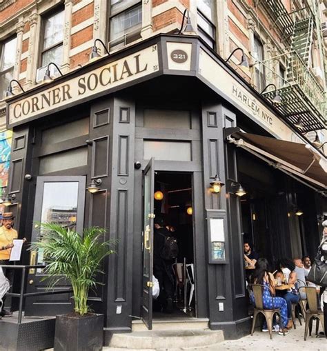Corner social harlem. Corner Social, a new Harlem restaurant is seeking proposals from Harlem based visual artists to design and execute a mural on the exterior of their building located at 321 Lenox Avenue.. Submissions for the mural should be professionally designed and reflect Harlem’s great legacy of arts and culture as seen through the eyes of … 
