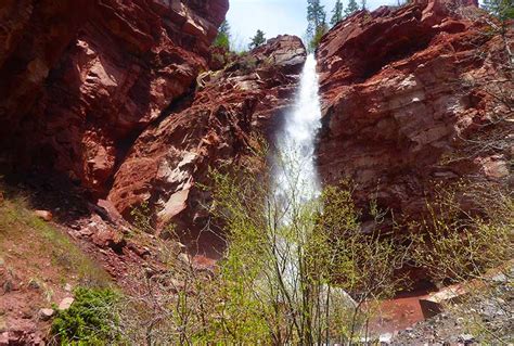 Cornet Falls Near Telluride Colorado - Day Hikes Near Denver