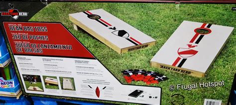 Cornhole boards at costco. Corn Hole Set - comes two full sized boards and 8 bean bags. Get those kids outside this summer… # costcofinds # costcodeals # costcodoesitagain # costcolosangeles # costcocalifornia # costcodoesitagain # losangeleslife # costcoorganic # costcontessa # 