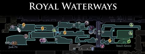 Cornifer royal waterways. The Royal Waterways has an ability called Isma's Tear, which lets you swim in acid. ... you'll open up a shortcut to the Fungal Wastes and run into Cornifer, whose mapping makes it easier to explore the area. Since there's a 5 hours speedrun achievement, there's a matching guide on Steam that covers all of the critical upgrades to just get to ... 