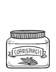 Cornstarch Drawing