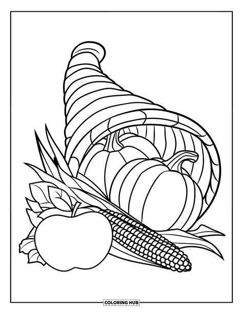 Cornucopia Coloring Book