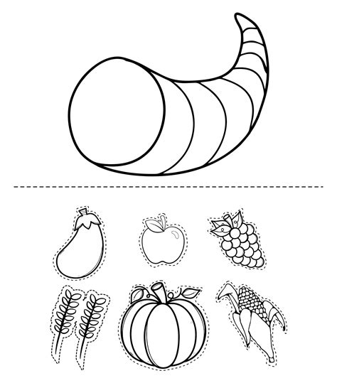 Cornucopia Pattern Printables