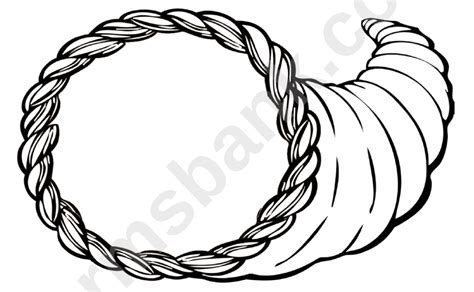 Cornucopia Template printable pdf download