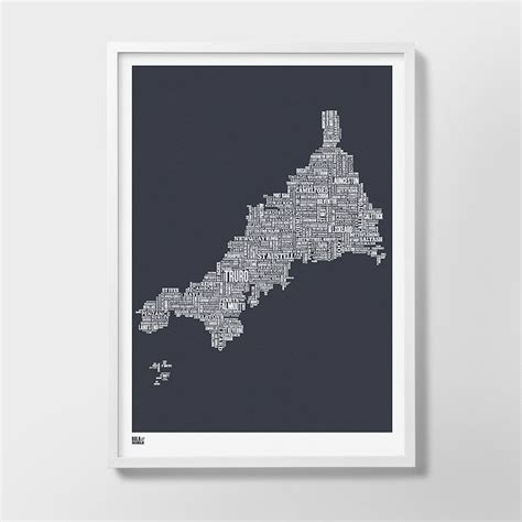 Cornwall Screenprint - Etsy