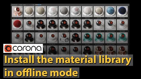 Corona 12 material library download.  Sometimes, downloading the full material ...