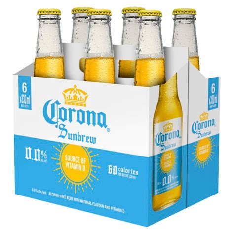 Corona non-alcoholic beer. Shop the selection of non-alcoholic beer and wine online or in store at London Drugs. Travel Essentials 30-Day Price Match Guarantee Customer Service: 1-888-991-2299. ... CORONA. Corona Sunbrew Sleek Can Non-Alcoholic Beer - 12x355ml. $22.99. View Special Offers Check Nearby Availability; 