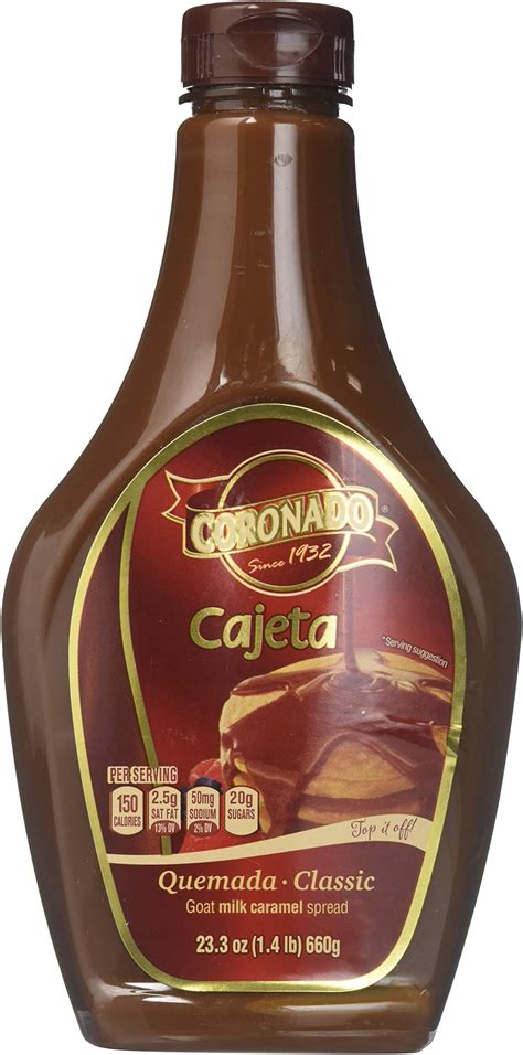 Coronado Cajeta Quemada: Milk Caramel Topping Barcel USA