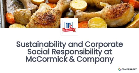 Corporate Responsibility McCormick Corporation