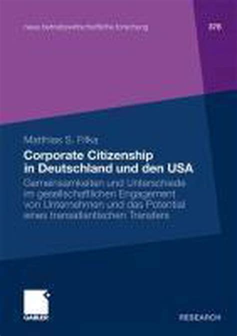 Corporate citizenship in deutschland und den usa. - G.w. von leibniz und die china-mission.