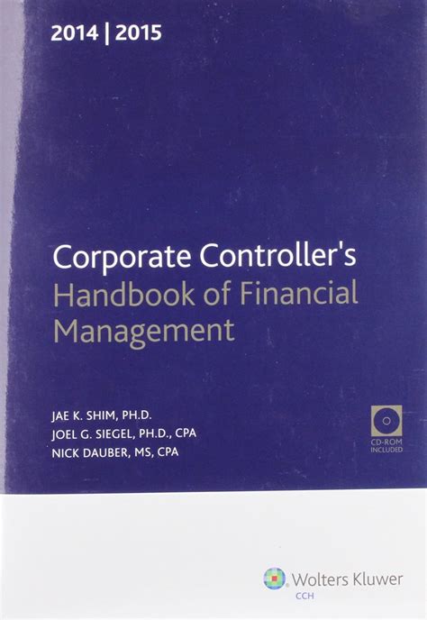 Corporate controller s handbook of financial management 2014 2015 w. - Die evangelischen geistlichen an der martinskirche in chur.