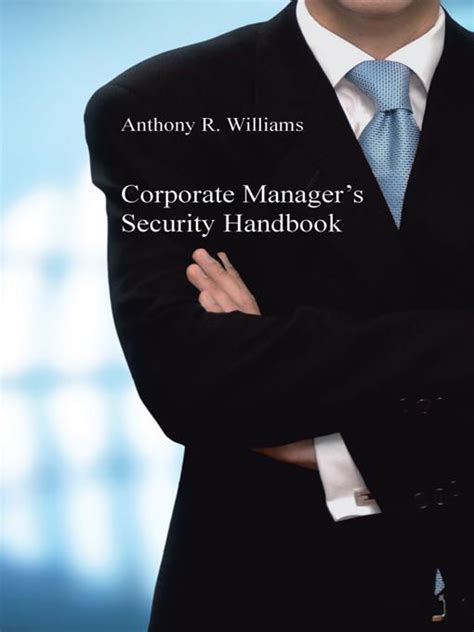 Corporate managers security handbook by williams anthony r 2012 paperback. - Hyundai wheel excavator robex 170w 9 operating manual.