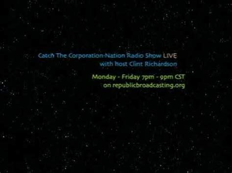 Corporation Nation Radio Show #148 - Thursdays with Freeman Burt - YouTube