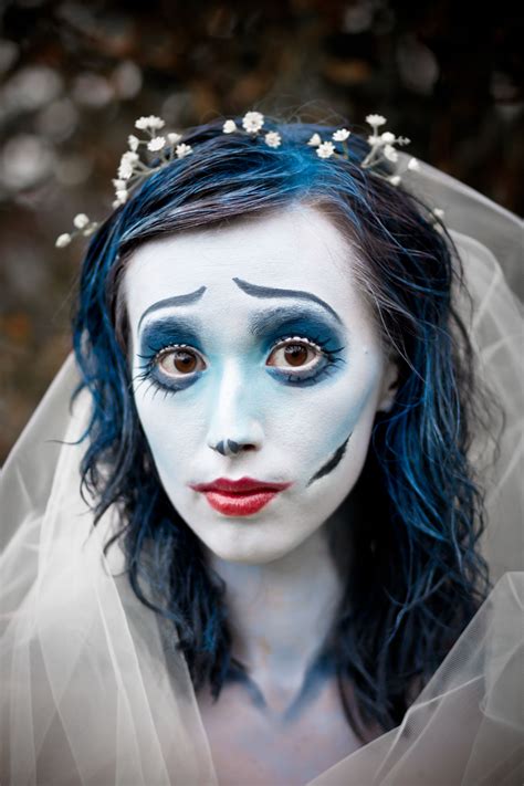 Corpse bride makeup. 