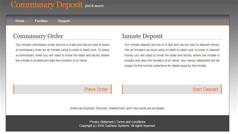 Correct solutions inmate commissary.  Depositing Commissary Funds for an Inm...