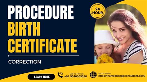 Correction in Birth & Death Certificate Online Application Full ...