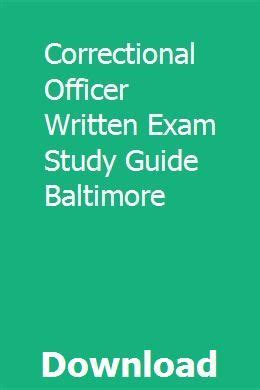Correctional officer written exam study guide baltimore. - Huskee supreme dual direction tines manual.