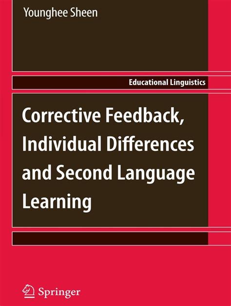 Corrective Feedback Individual Differences And Second Language Learning