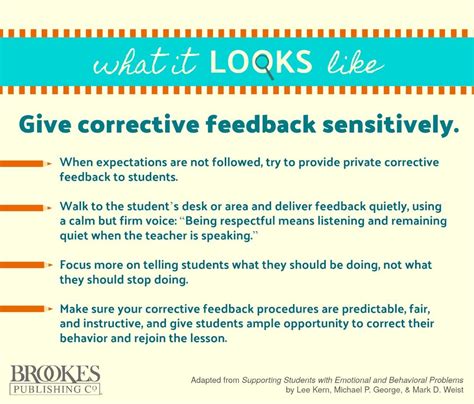 Corrective feedback examples. For example, one factor contributing to the rise is the increasing demand for intervention services as many states mandate managed care coverage for ABA services for individuals diagnosed with autism. ... When providing corrective feedback, the supervisor should clearly indicate the incorrect behavior demonstrated and specify what the ... 