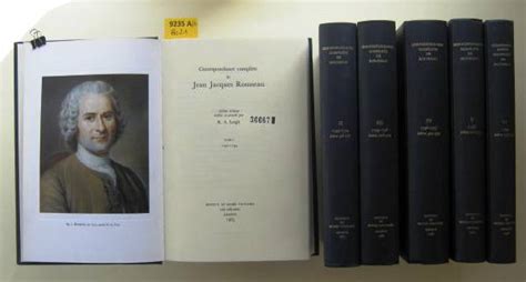 Correspondance complete de jean jacques rousseau. - Archives historiques et ecclésiastiques de la picardie et l'artois..