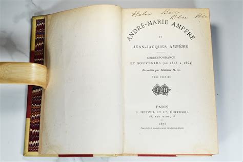 Correspondance et souvenirs de 1805 ıa 1864, d̀e  andré marie ampıere et jean jacques ampıere. - Ei meidän kunta, mutta ne muut.
