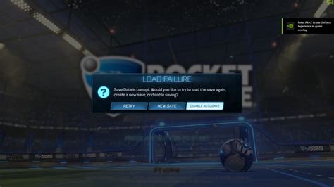 Corrupted save Error? How do I fix it? :: Rocket League General …