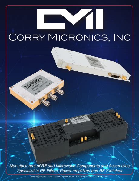 Corry Micronics Product Catalog