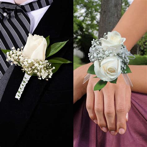 A boutonniere can range from $8 to $20 while a corsa