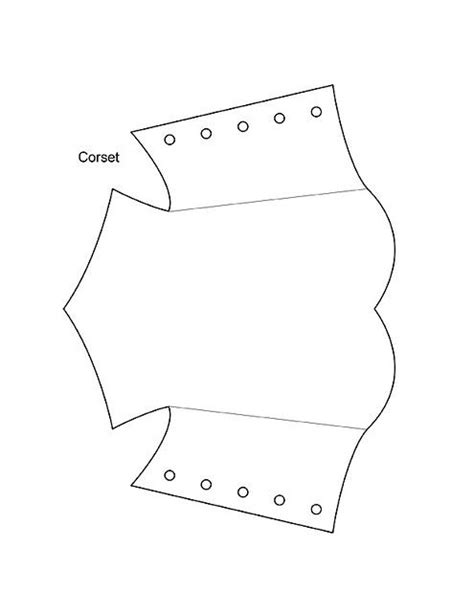 Corset Card1 Barbie Sewing Patterns Doll Clothes Patterns Clothing Patterns