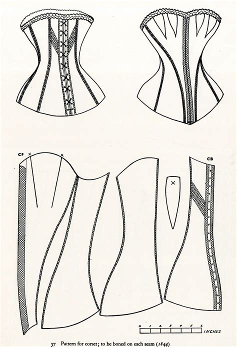 Corset Sewing Pattern The Necessary Bones Corsets Patterns Tutorials
