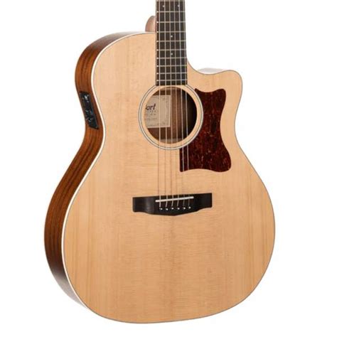 Cort GA1E Grand Auditorium Acoustic-Electric Guitar - Natual …