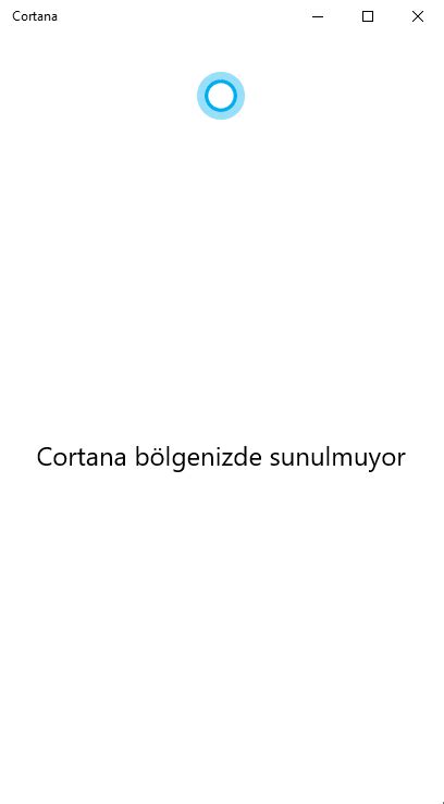 Cortana türkiye
