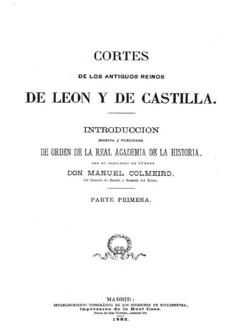 Cortes de los antiguos reinos de leon y de castilla. - Mountain skills training handbook 2nd edition.