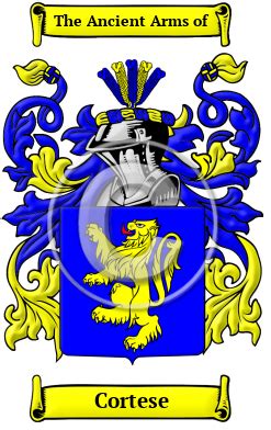 Cortese History, Family Crest & Coats of Arms