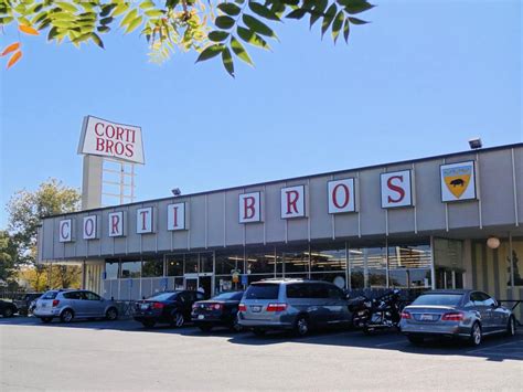 Founded in 1947, Corti Brothers is an Italian grocery store that provides a range of wines and gourmet food products. It operates produce, deli and meat departments. The store also offers sausage, jellies, jams, vegetables, sherries, olives, nuts, grains, fruits, condiments, and pasta and seafood products.. 
