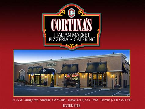 Cortinas in anaheim. May 26, 2015 · Order food online at Cortina's Italian Market & Pizzeria, Anaheim with Tripadvisor: See 130 unbiased reviews of Cortina's Italian Market & Pizzeria, ranked #53 on Tripadvisor among 966 restaurants in Anaheim. 