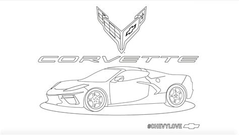 Corvette Coloring Book