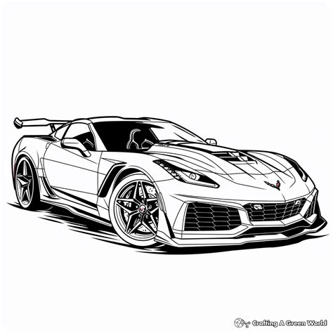 Corvette Coloring Pages