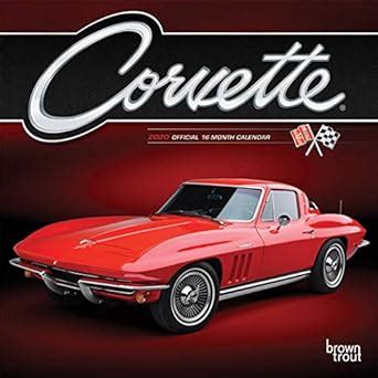 Read Corvette 2020 7 X 7 Inch Monthly Mini Wall Calendar Chevrolet Motor Muscle Car By Browntrout Publishers Inc