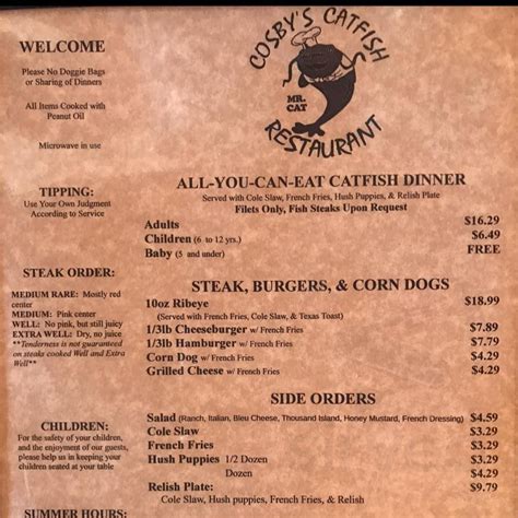 Cosbys Catfish in Disney, OK with Reviews - Yellow Pages