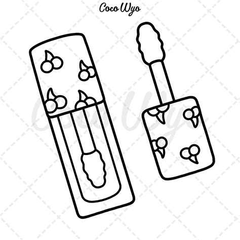 Cosmetics Coloring Book